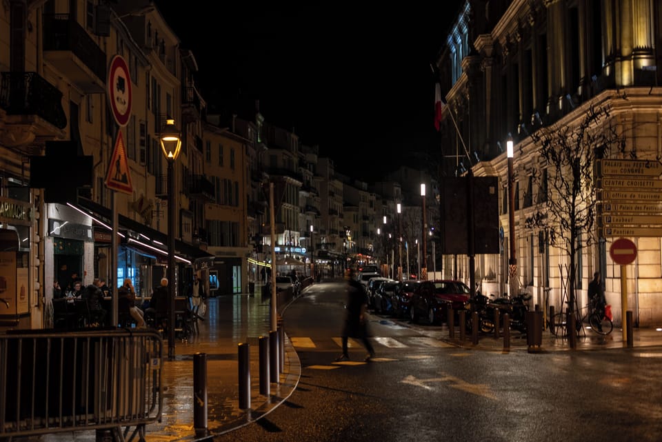 Cannes by night