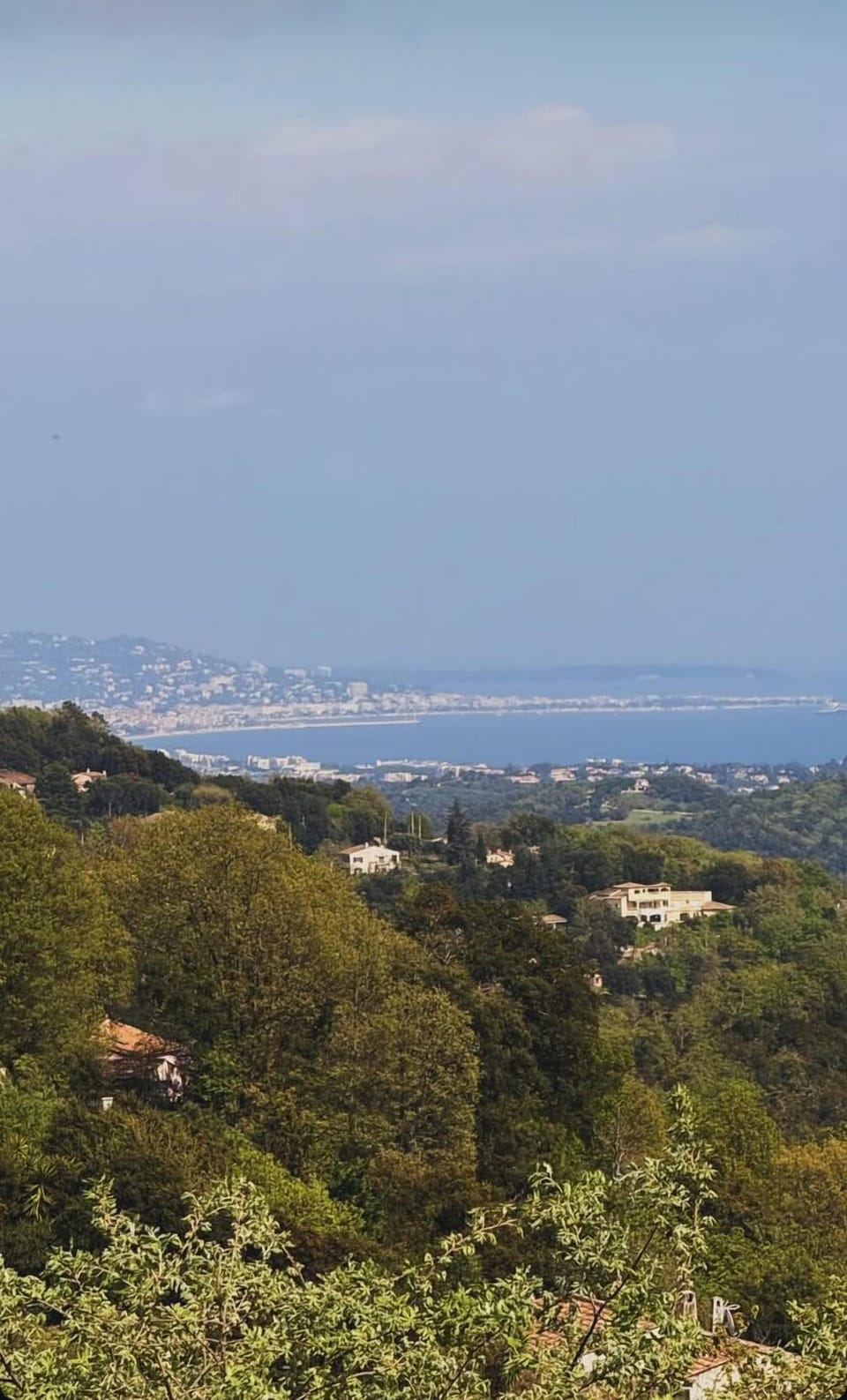 Master bedroom 1 balcony views of Cannes