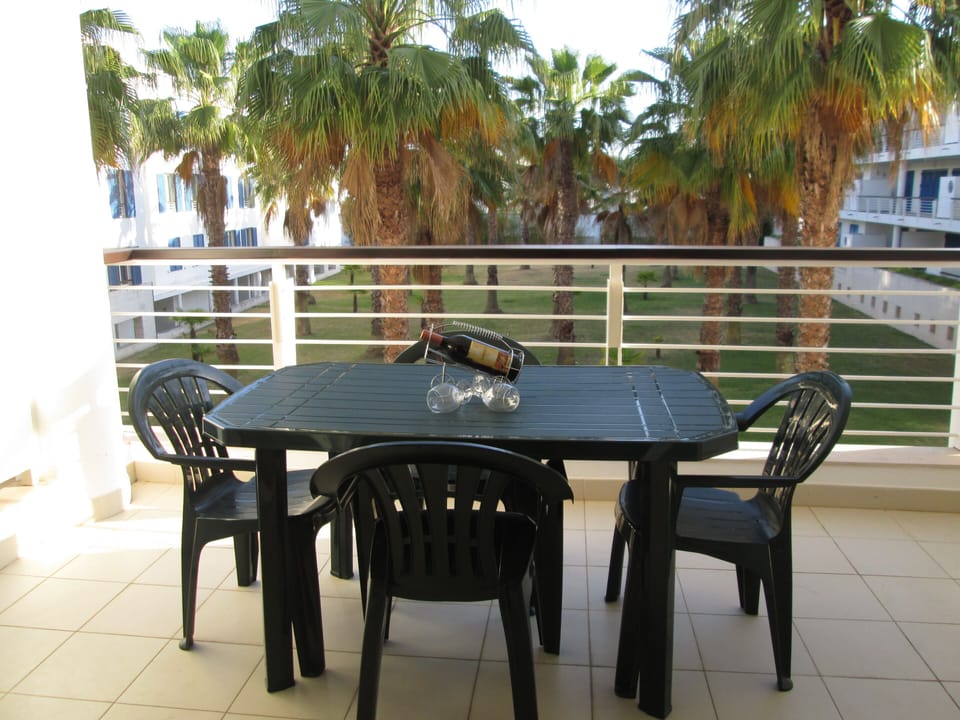 sit back and relax overlooking the fabulous palm garden. peaceful and quiet