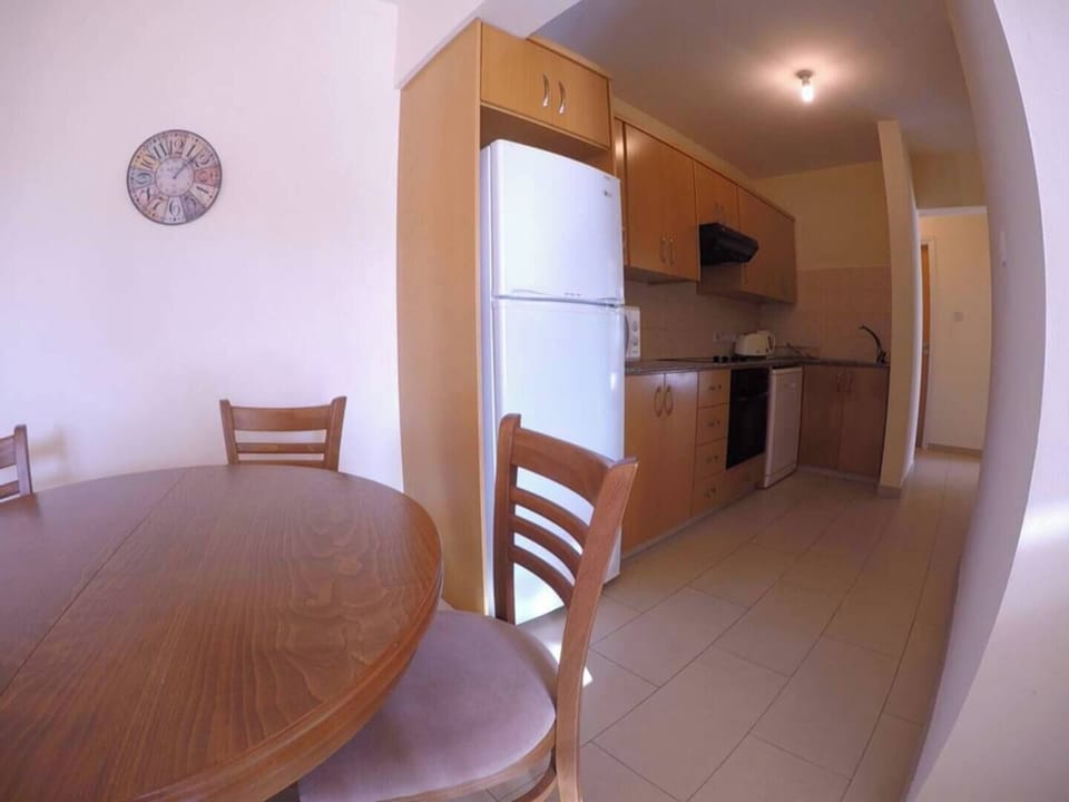 The kitchen is fully equipped and has a dishwasher, microwave, oven, hob, kettle, toaster and coffee maker. 