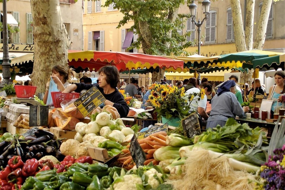 Weekly markets in Vaison la Romaine (Tues) and Malaucene (Wed).
