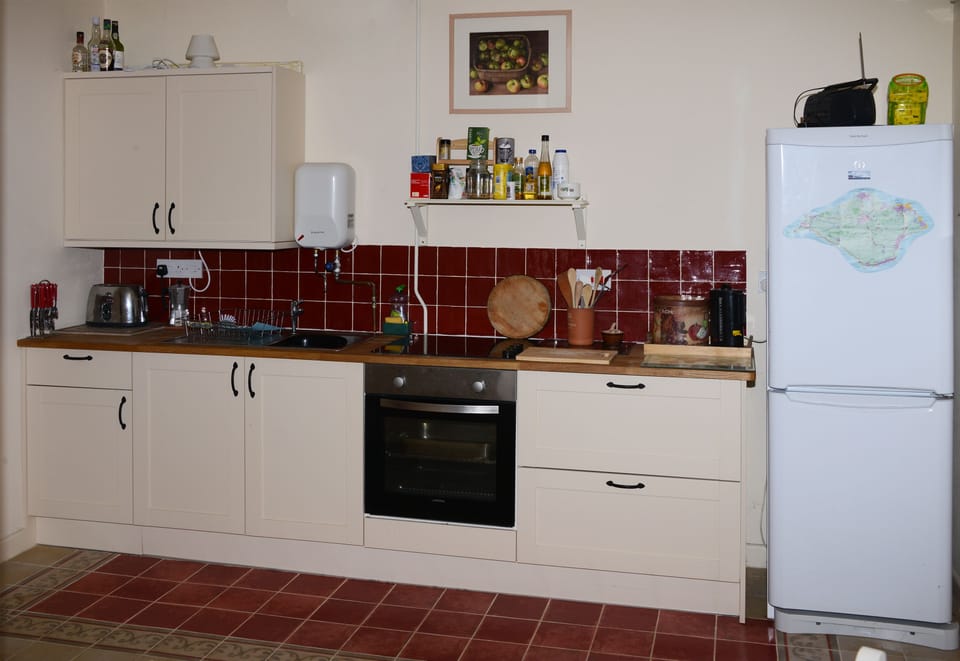 kitchen area, well equipped for up to 4 people