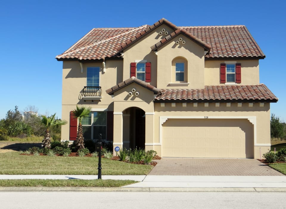 Front of Villa