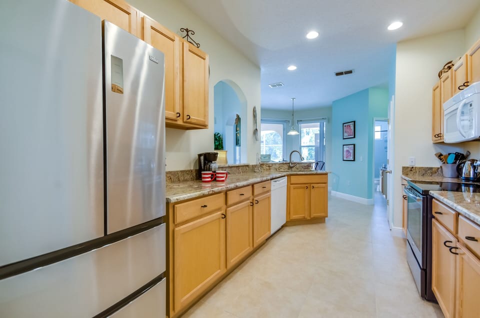 Well equipped kitchen at the heart of the home
