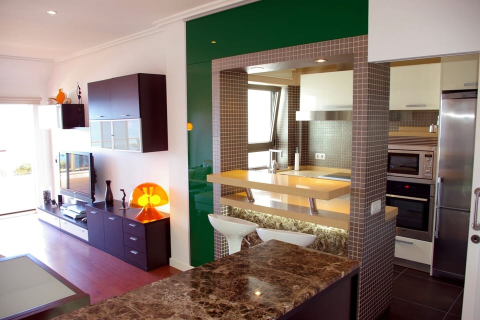 Living-room and Kitchen