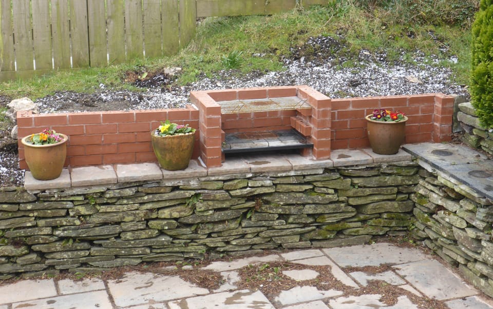 BBQ on patio