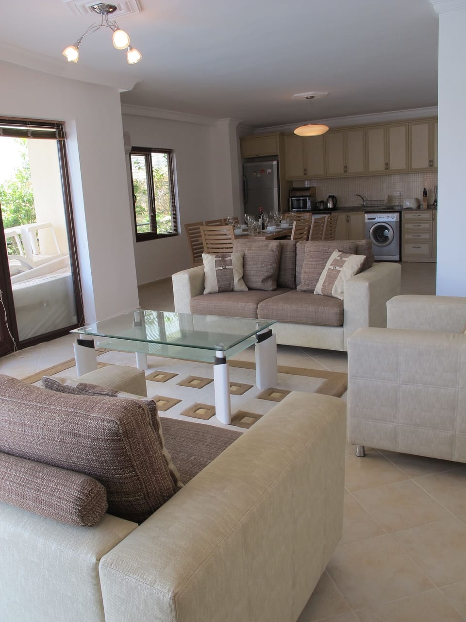 The living area