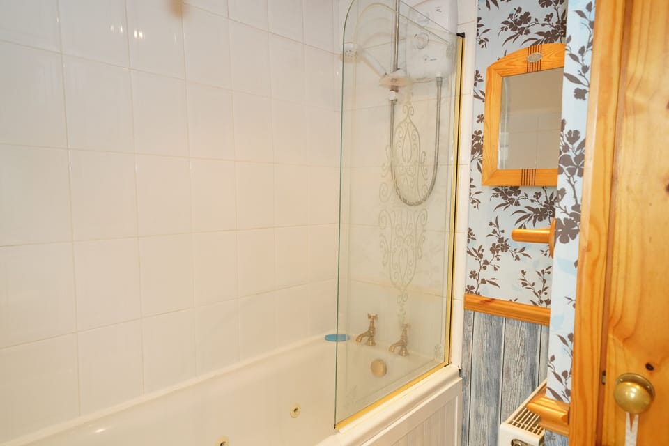 Bathroom (Whirlpool bath with powerful overhead electric shower).