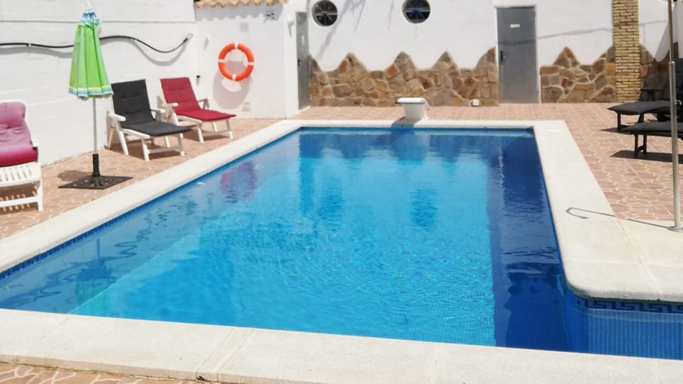 Dive into your private pool, sunbathe and chillout. Shaded porch with WiFi