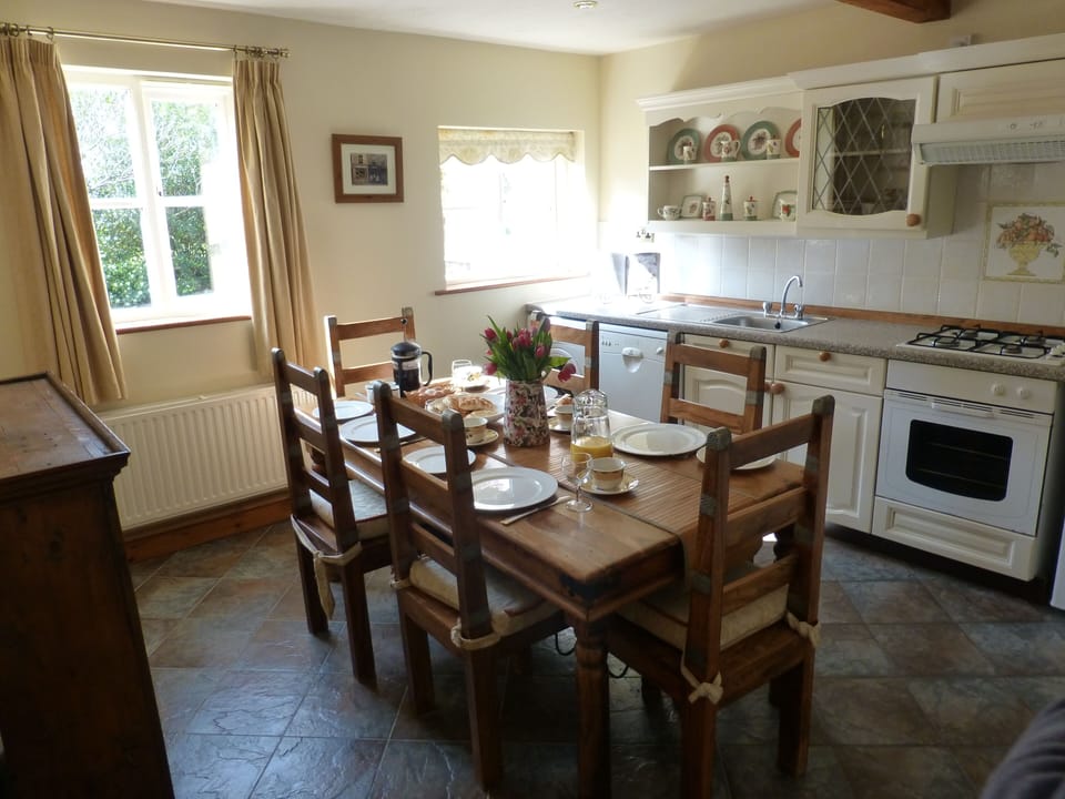 The dining room