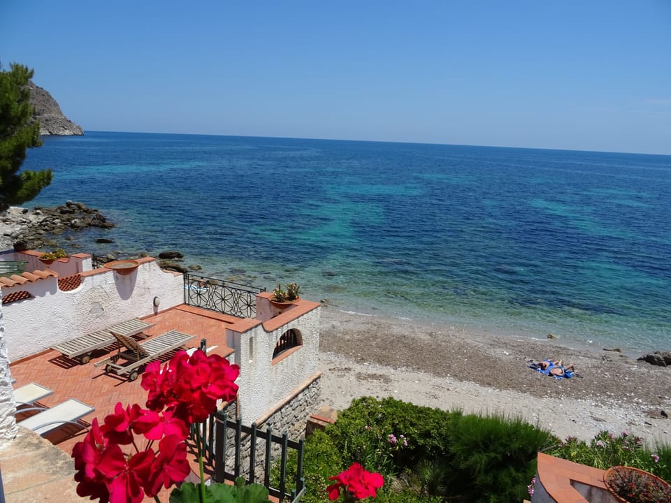 balcony of the bedroom with sea view