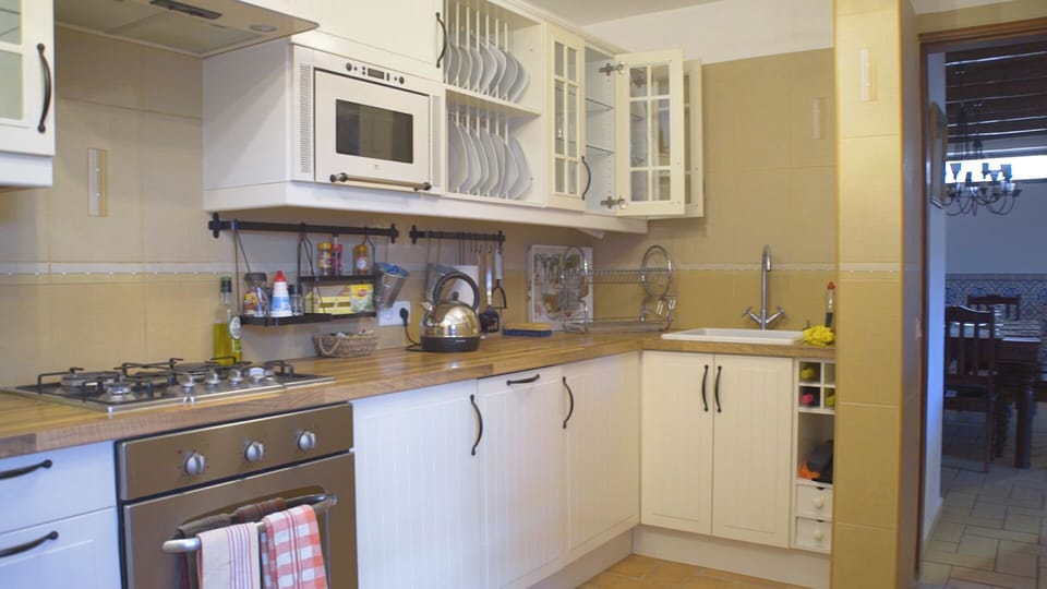 Our Kitchen with all mod cons.( dishwasher, microwave, oven, fridge freezer etc.