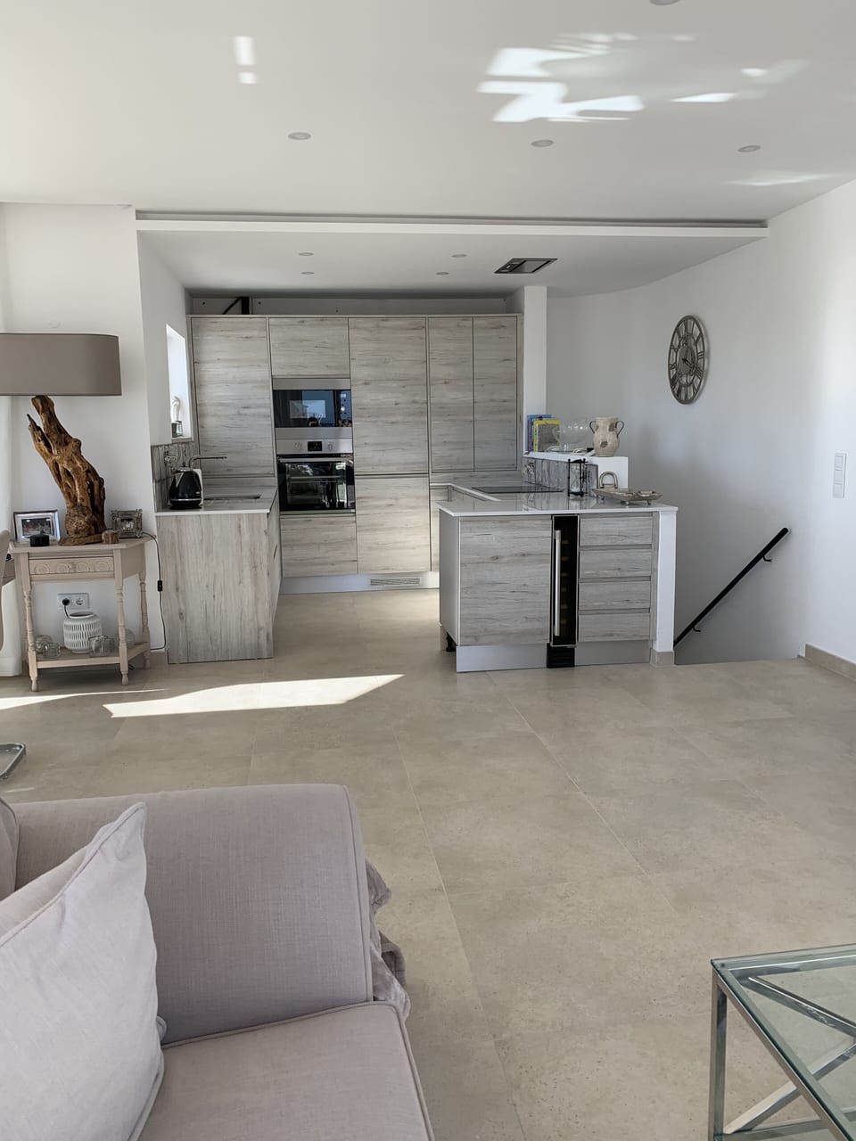  newly refurbished kitchen and open plan living room