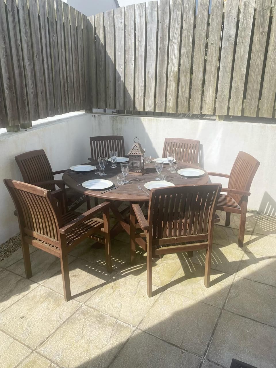 Outside dining
