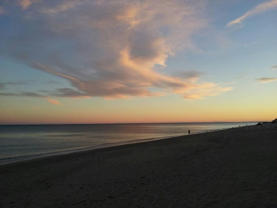 Sunset on the beach