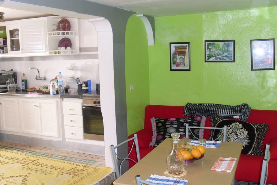 living room and kitchen