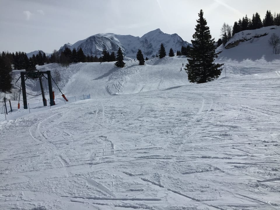 Les Houches, one of the many ski areas in the valley