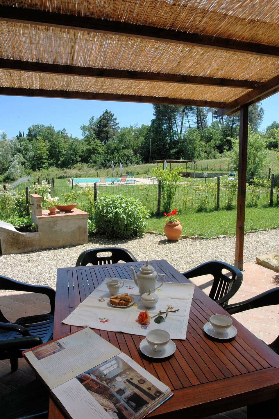 Tea in the shade of your terrace 
