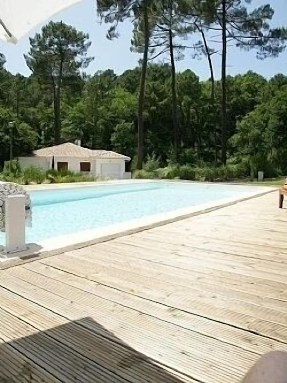 The pool and decking