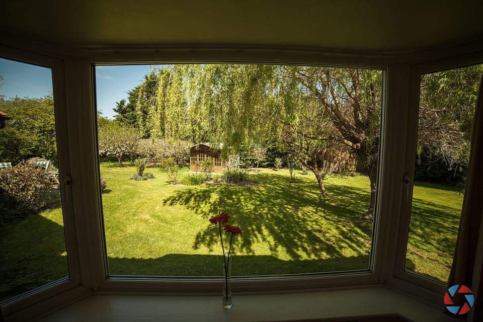Cottage Garden view from Master bedroom