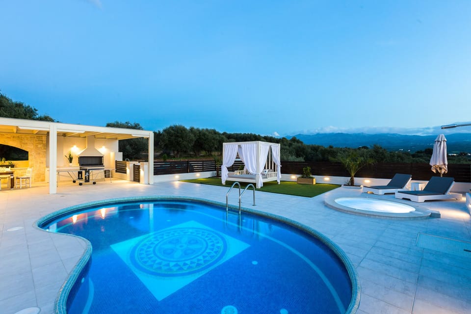Caramel Villa is set in an olive grove and is totally private!