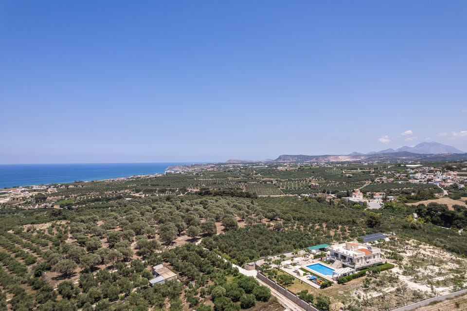 Villa Daphne: A spacious 350 sq. m. villa nestled in a 4,000 sq. m. olive grove for complete privacy.