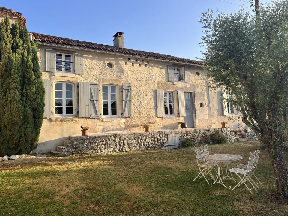 Front of farmhouse