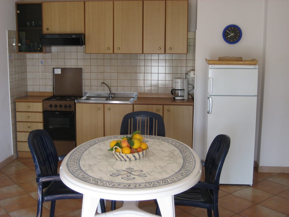 living room with kitchen
