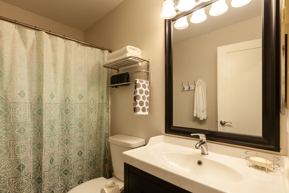 Hallway bathroom