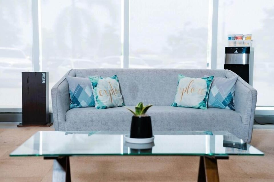 Lobby sitting area