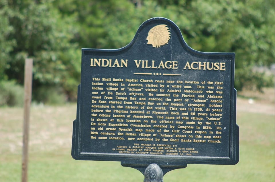 Some information on the nearby ancient native village, Achuse