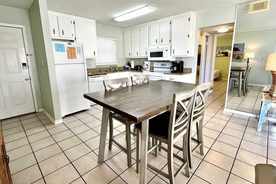Dining table and chairs