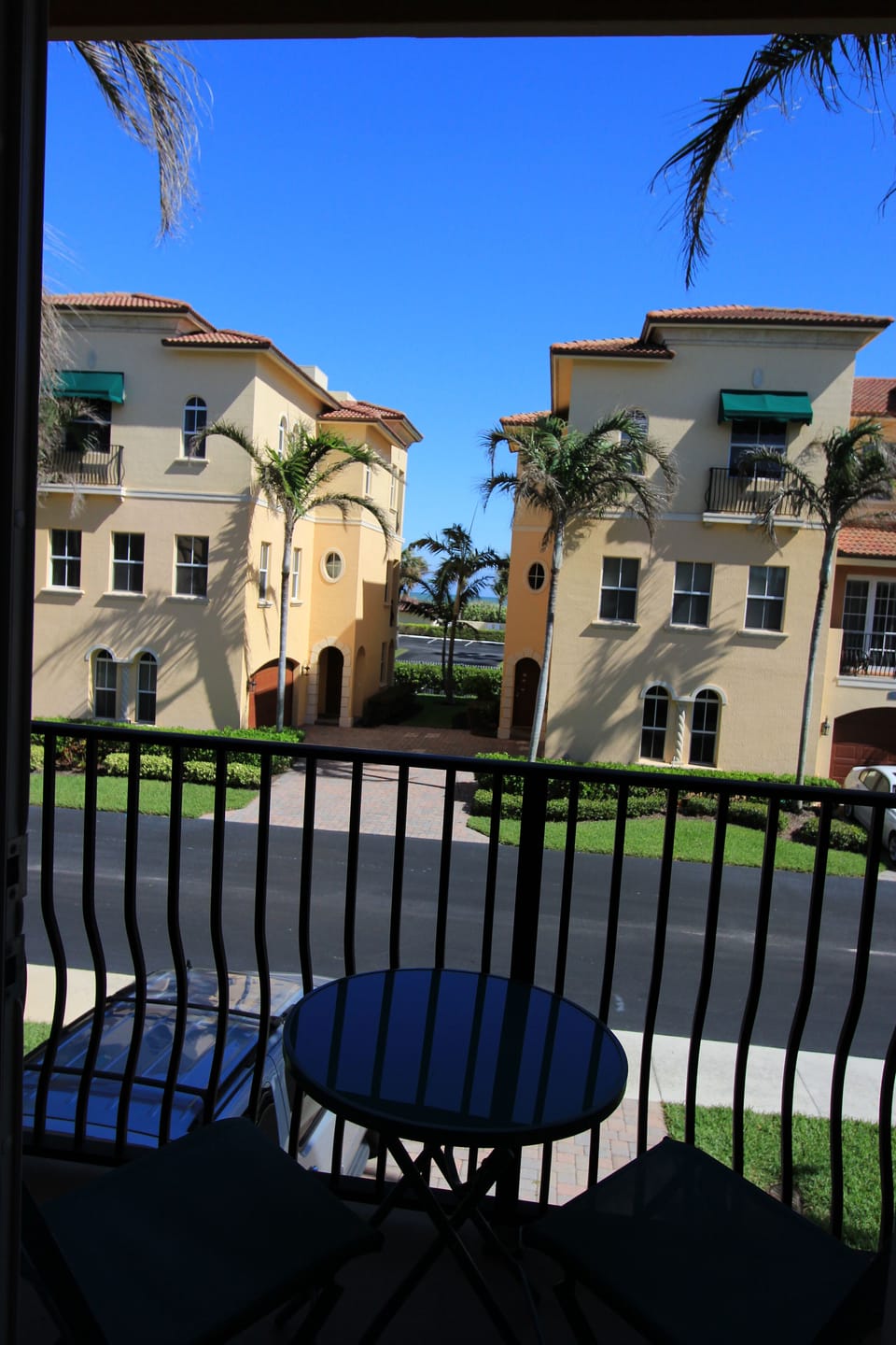 2nd floor view from bonus room/office, east-facing with ocean view