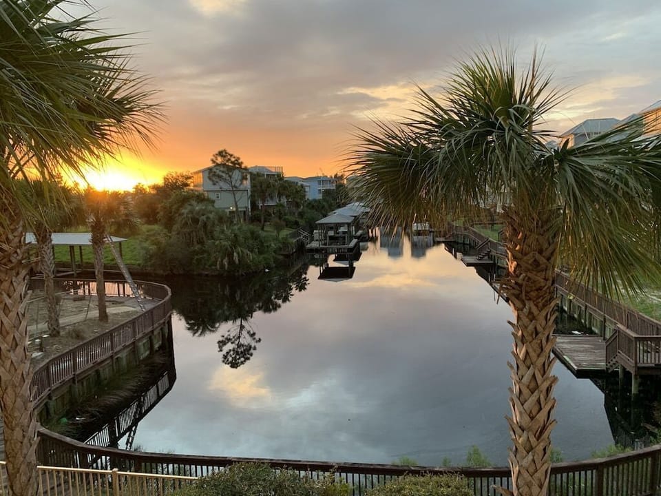 That's sunrise from the balcony. So beautiful!