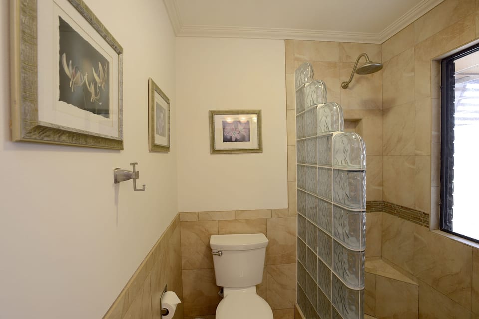 Shower in master bath