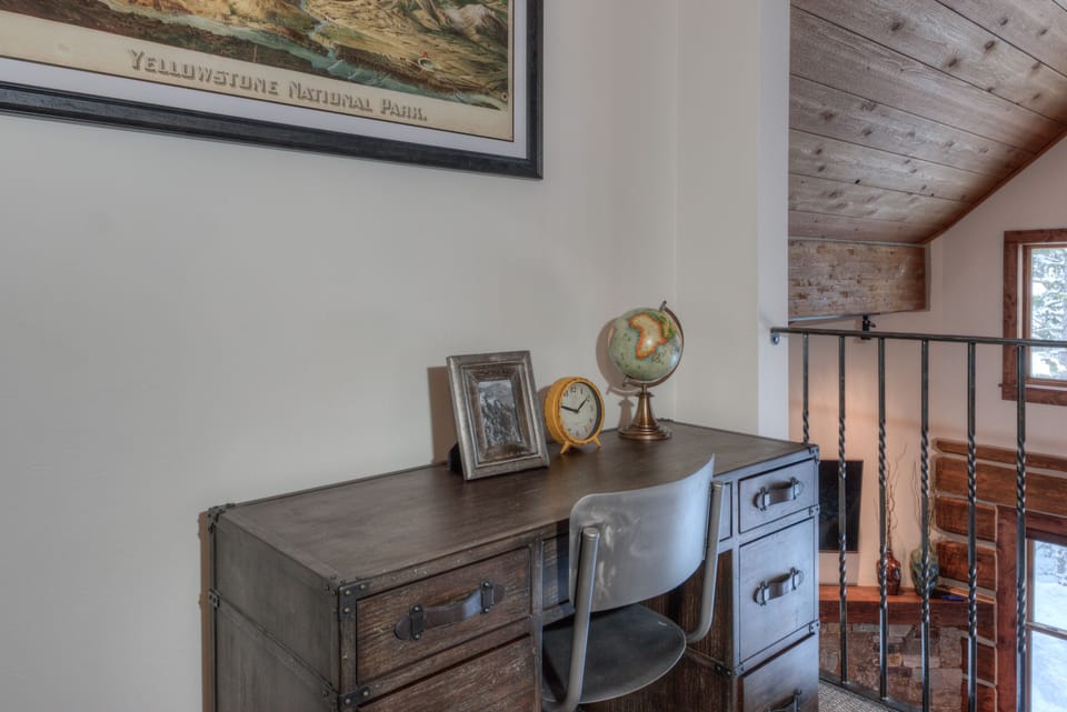 Loft with desk