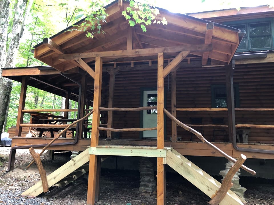 our new covered entry has he lodge appeal