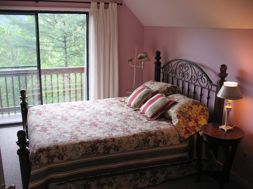 Romantic master bedroom suite with best view in the house.