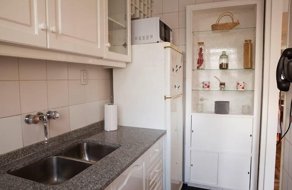 Stove/oven, MW, fridge, freezer, toaster, french press, pots, pans, tableware...