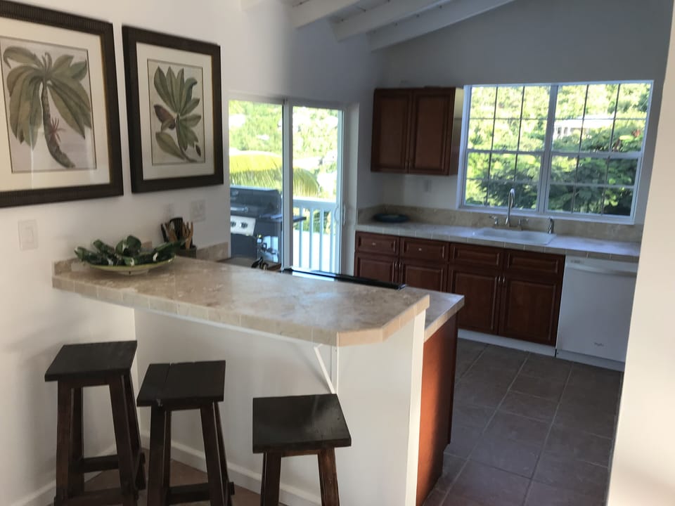 Living Room into Kitchen