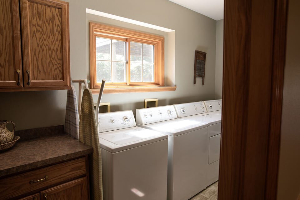 Laundry room lower level 
