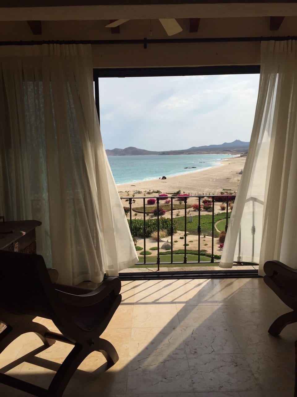 Living room view of Sea of Cortez