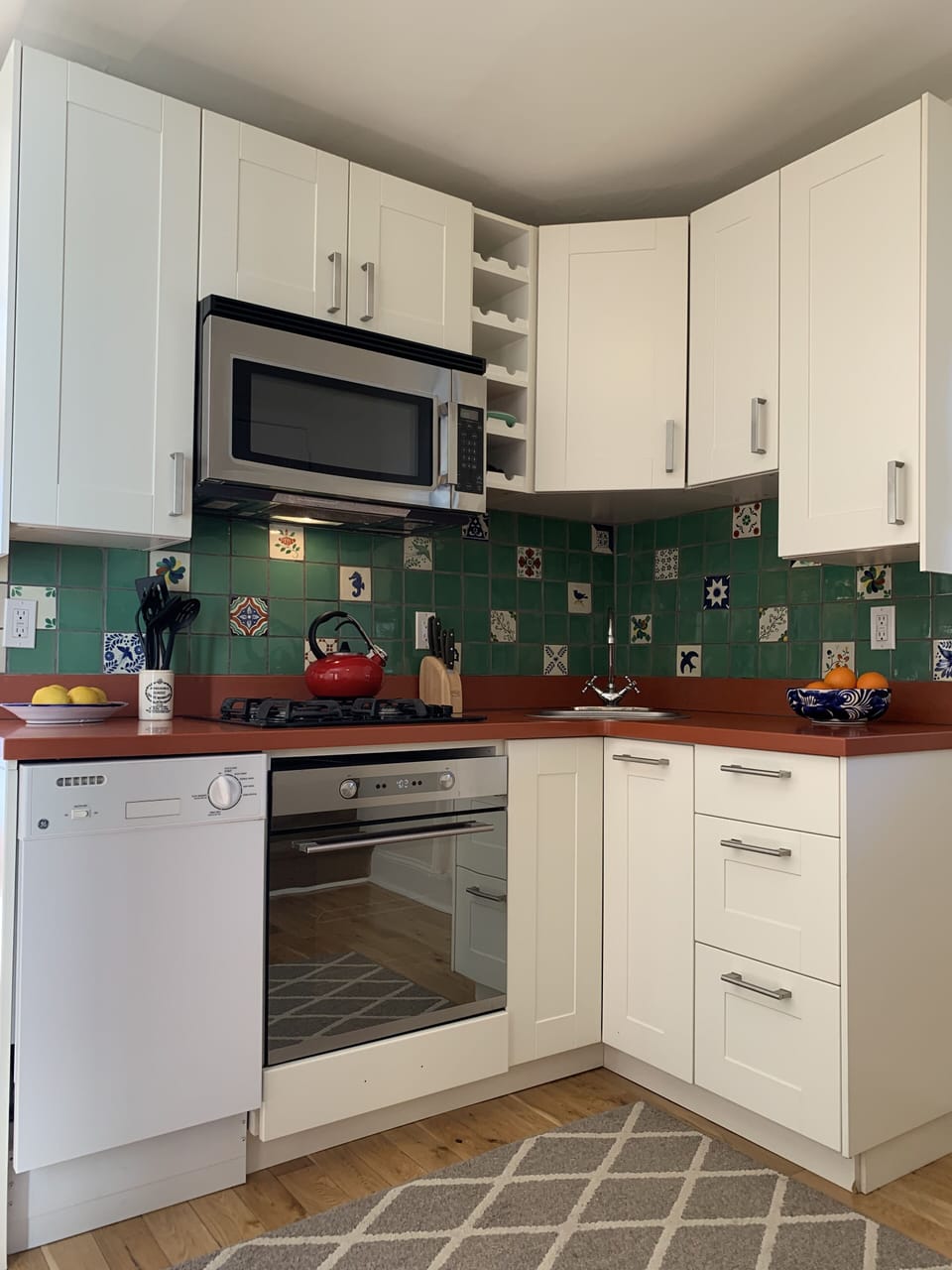 Our fully-equipped kitchen makes it easy to prepare your own meals