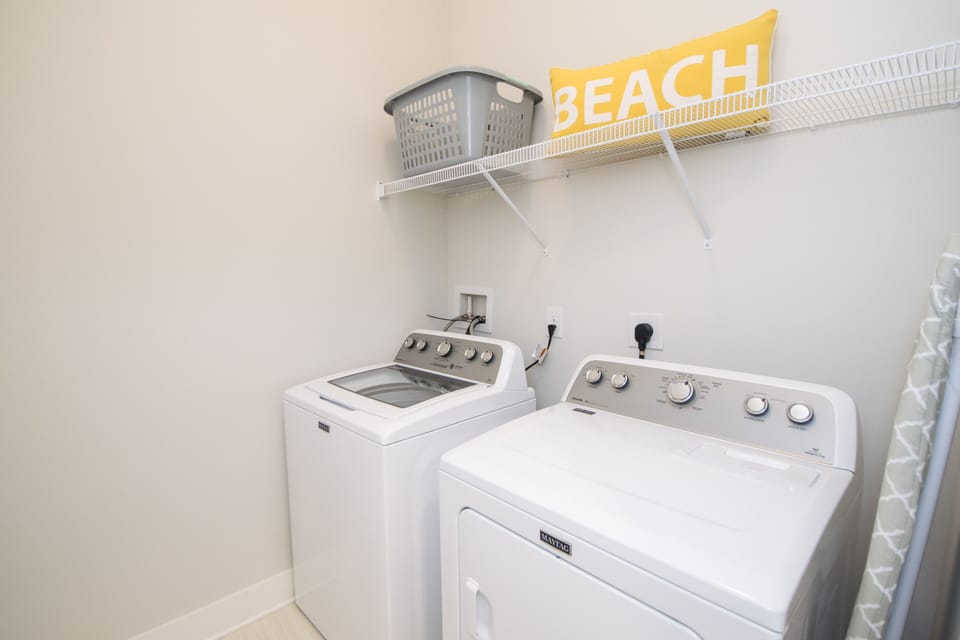 First floor washer & dryer in home for your convenience.