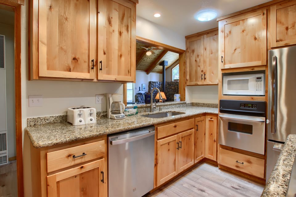 Kitchen with new appliances