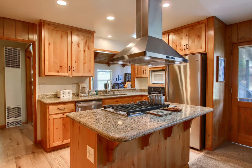Newly remodeled kitchen