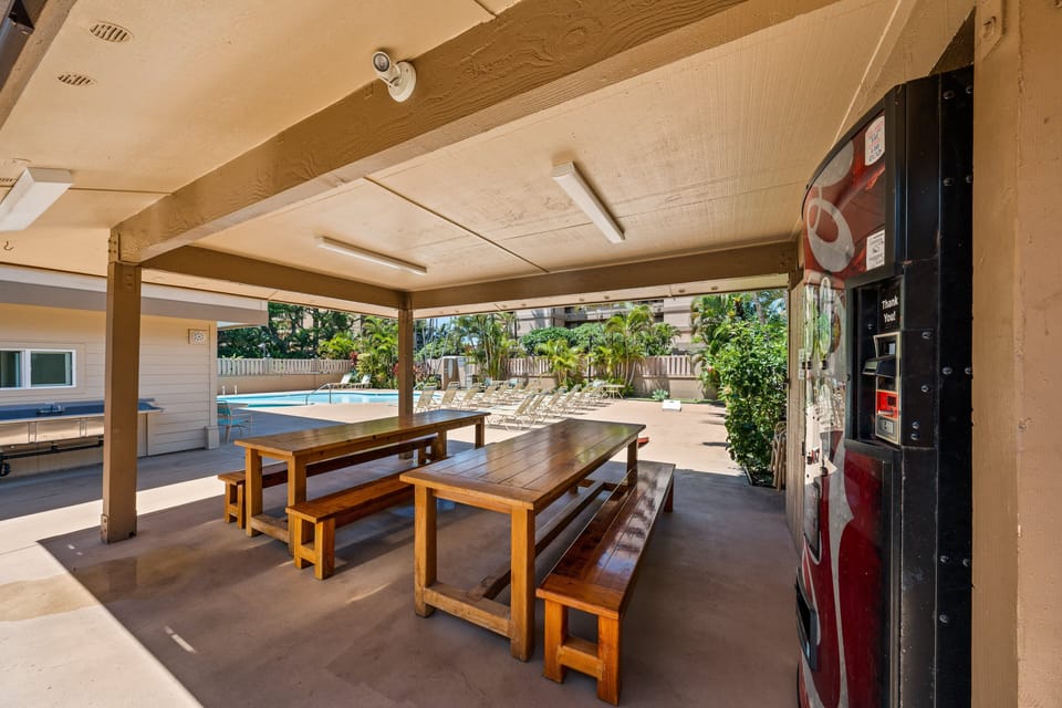 BBQ covered seating area