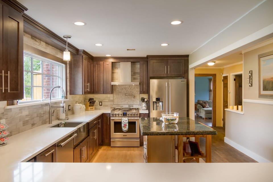 Brand new, top of the line fully renovated kitchen, A 6' window overlooks pool.