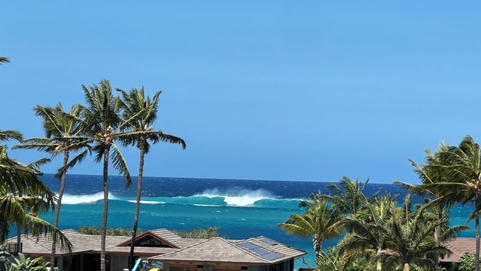 The Boneyard Break, seen from A301's lanai, goes off a couple of times a year