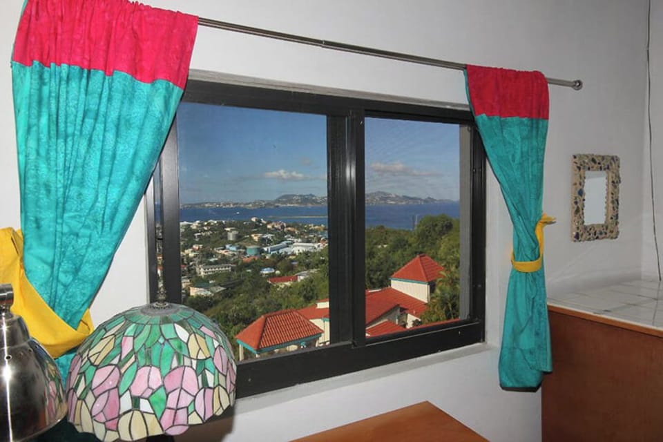 The loft bedroom has one of the best views of Cruz Views